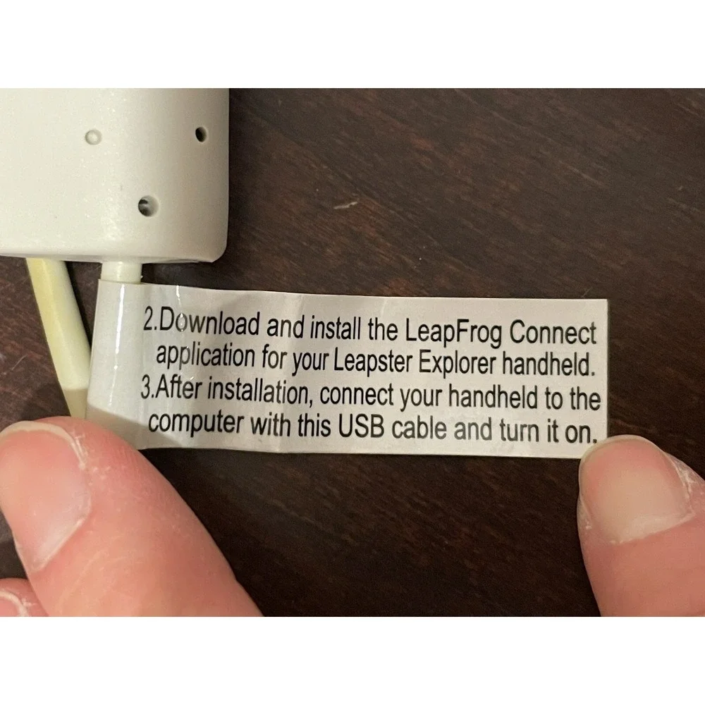 Original Leap Frog USB Cable Charging Connect Sync Data White Cord OEM‎ 24